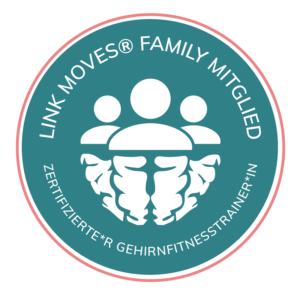 LINKMOVES® Family Siegel "Zertifizierte*r Gehirnfitnesstrainer*in"