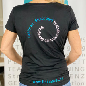 LINKMOVES® Trainer T-Shirt - in Schwarz, Petrol oder Weiß